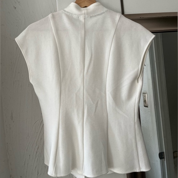 Anthropologie White Button Up Shirt Size S - Picture 3 of 3